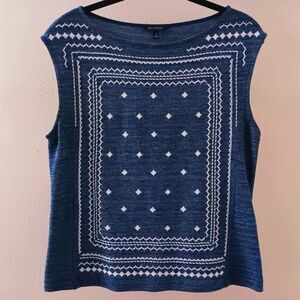 Banana RepublicTank Top with embroidery